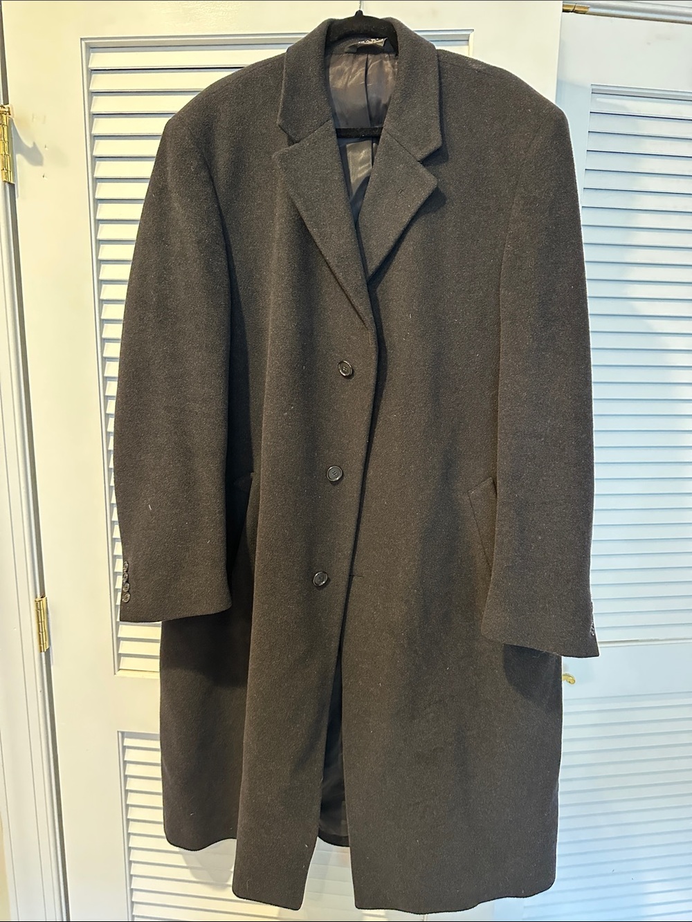 Jos. A. Bank Men's Black Wool Pea Coat